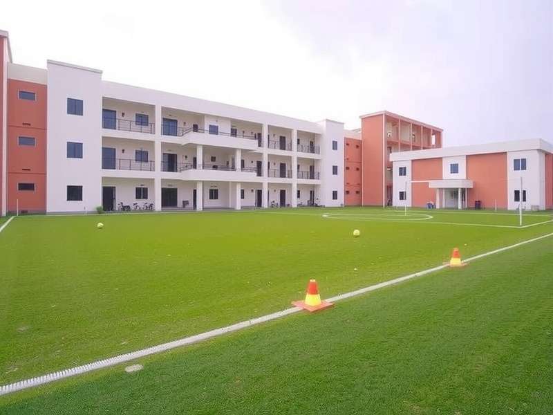 Modern gym facility at sports centre